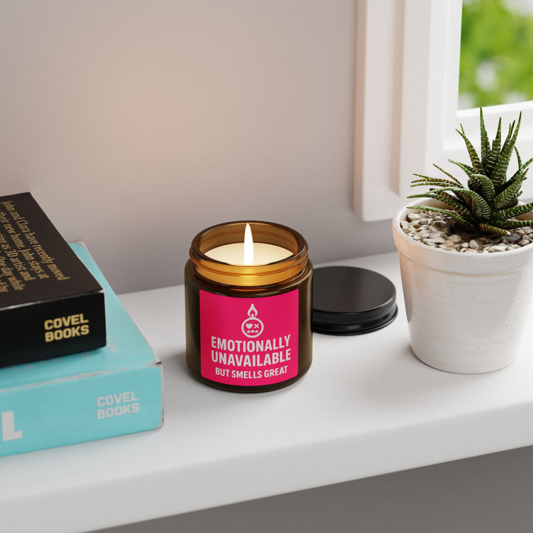 Emotionally Unavailable (But Smells Great) – Funny Scented Soy Candle