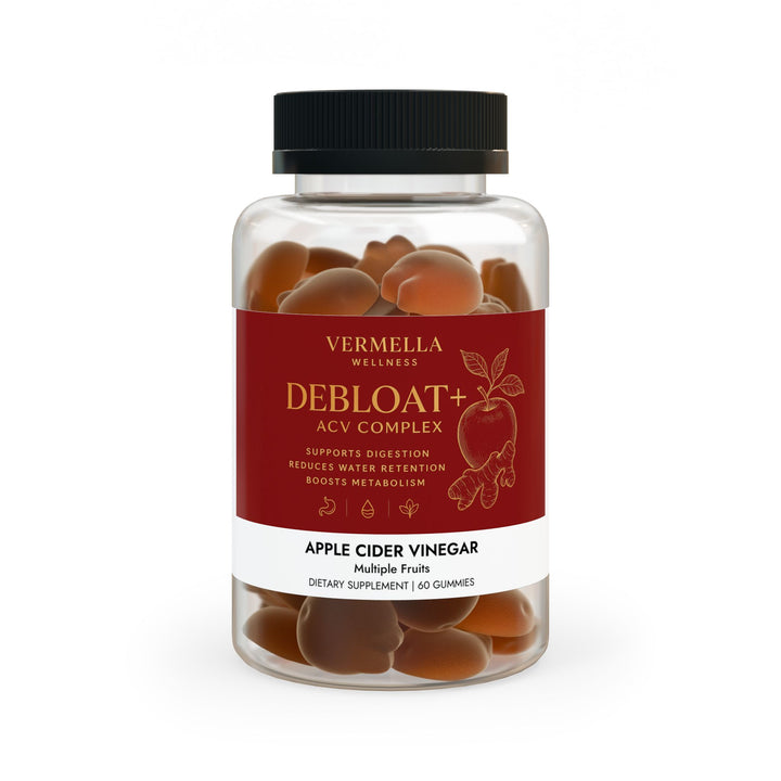 Debloat+ ACV Complex, Apple Cider Vinegar Gummies — Supports Digestion, Reduces Water Retention, Boosts Metabolism